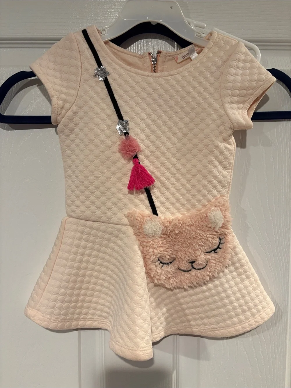 Toddler peplum style top
